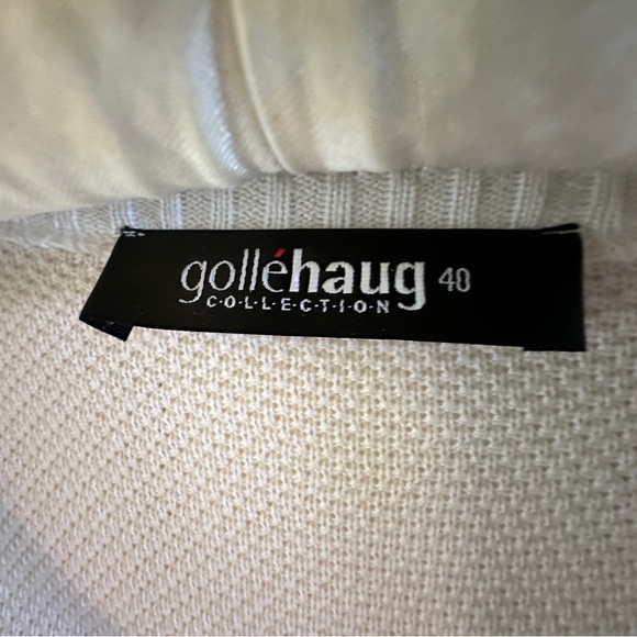 Gollehaug cotton blend sweater, white, size 40. New condition - Picture 5 of 8